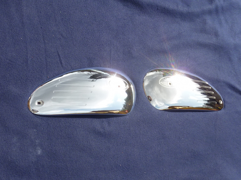 chrómovaný kryt nádrže JAWA 250