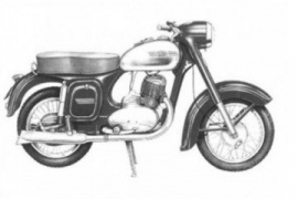 JAWA kývačka s rybinami