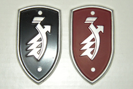 blatníkový znak farebný - ZUNDAPP