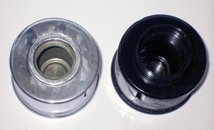 vzduchový filter JAWA 175 - 250 - vľavo závitový vstup, vpravo valcový vstup