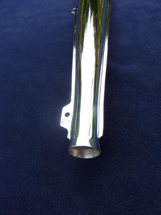 jednodielny výfuk JAWA 20/21 PIONIER - detail vstupu