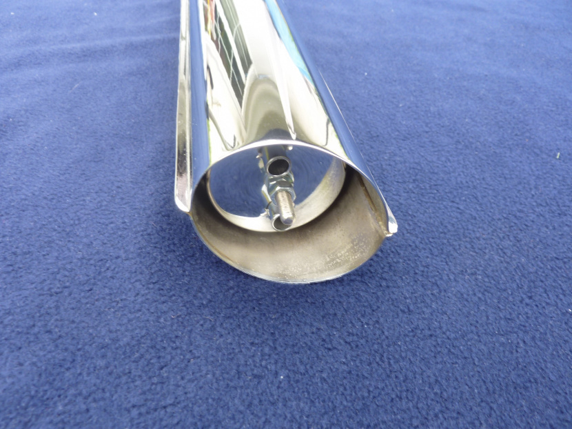 jednodielny výfuk JAWA 20/21 PIONIER - detail výstupu