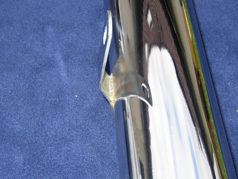 výfuková sada ČZ 500 - držiak lavého výfuku