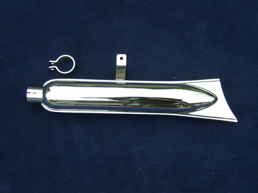 výfuk ČZ 125 - 150 C pevný rám