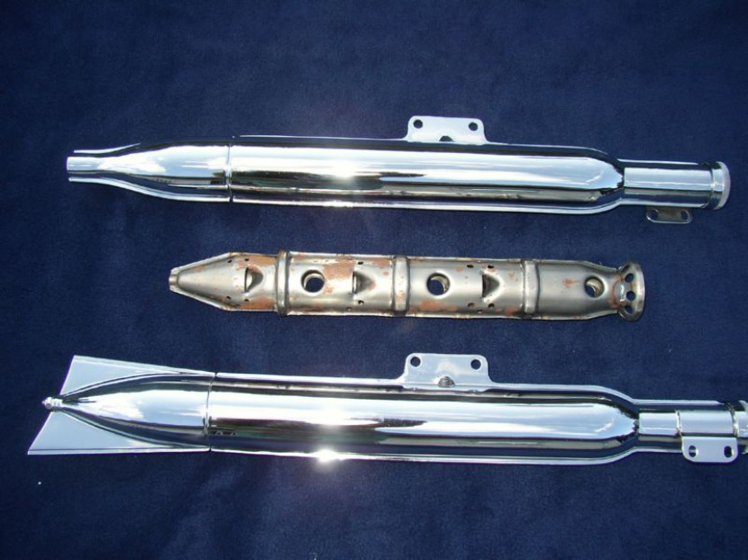 výfuk ČZ 150 C kývačka