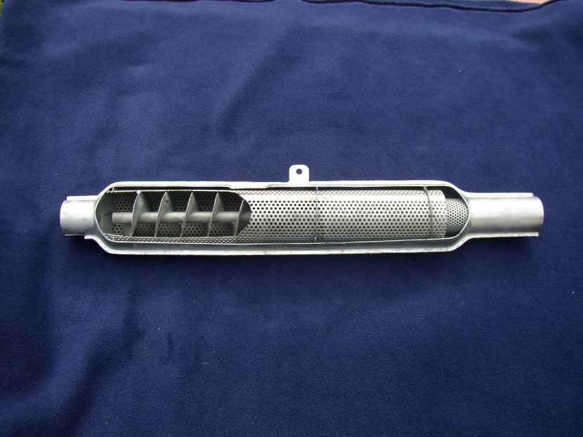 výfuk JAWA 500 OHC - rez výfukom