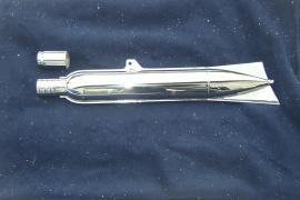 výfuk JAWA 350 perák - s prevlekom