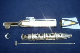 výfuk JAWA kývačka - 353, 354 – s rybinou, model 353/354