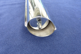 jednodielny výfuk JAWA 23 MUSTANG - detail výstupu