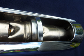 rez výfukom JAWA 90 Trail / Cross