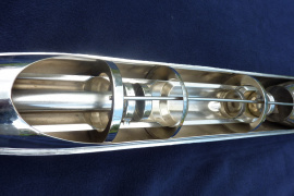 výfuk JAWA 634 - detail rezu výfukom