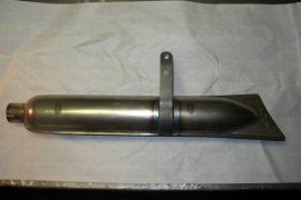 výfuk ČZ 175, 250, 350 - predĺžený držiak, bez povrchovej úpravy