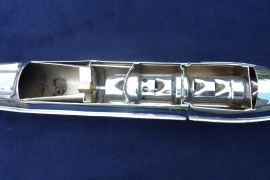 výfuk ČZ 502 skúter - rez výfukom