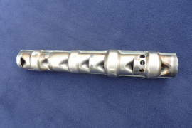 Výfuk ČZ 476, 477, 471, 472 a podobne – predĺžený koniec - detail tlmiacej vložky