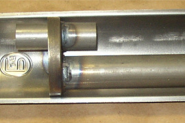 rez výfukom / Auspuffschnitt DKW RT 100 D.R.P.