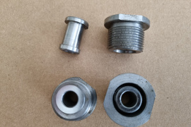 Predná vidlica BMW R12 - púzdro spodnej matice (materiál 15142 – 1080 MPa)